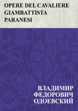 Opere Del Cavaliere Giambattista Paranesi