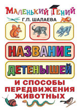 Название детенышей и способы передвижения животных