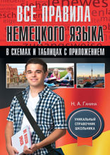 Все правила немецкого языка в схемах и таблицах с приложением
