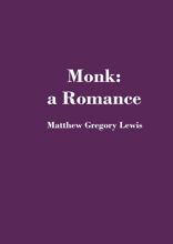 The Monk: A Romance