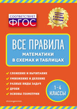 Все правила математики: в схемах и таблицах