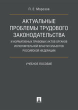Актуальные проблемы трудового законодательства и нормативных правовых актов органов исполнительной власти субъектов РФ. Учебное пособие