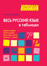Весь русский язык в таблицах