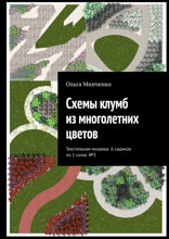 Схемы клумб из многолетних цветов. Текстильная мозаика. 6 садиков по 1 сотке. № 3
