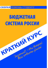 Бюджетная система России. Краткий курс